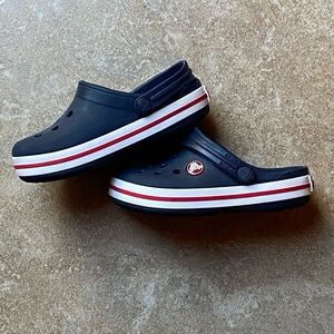 Crocs Kids Navy/Red Crocband Clog